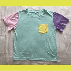 MULTI COLORED KPOP SHIRT